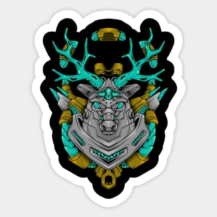 Deer Mecha Sticker